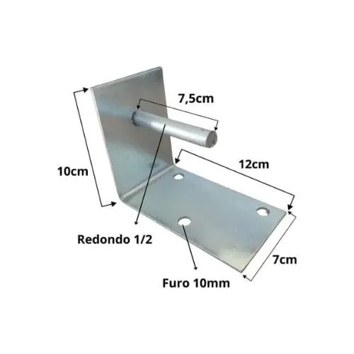 Suporte para Toldo em SP Suporte para toldo em aço galvanizado para fixação em parede e teto