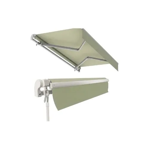 Braço articulado e suporte de fixação pesada para toldo articulado