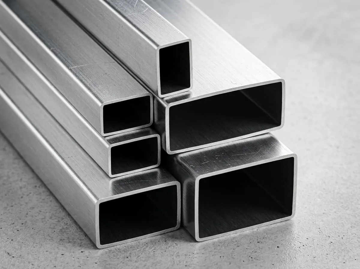 Tubo Galvanizado Retangular Tubo galvanizado retangular para vigas e travamentos